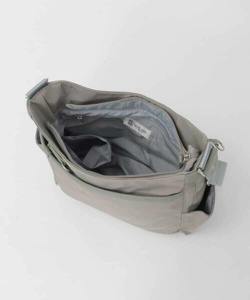 MK MICHEL KLEIN BAG / エムケーミッシェルクランバッグ ショルダーバッグ | 【撥水】アクセントレザーショルダーバッグ | 詳細2
