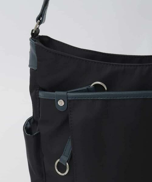 MK MICHEL KLEIN BAG / エムケーミッシェルクランバッグ ショルダーバッグ | 【撥水】アクセントレザーショルダーバッグ | 詳細5