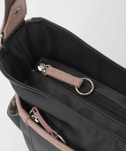 MK MICHEL KLEIN BAG / エムケーミッシェルクランバッグ ショルダーバッグ | 【撥水】アクセントレザーショルダーバッグ | 詳細9