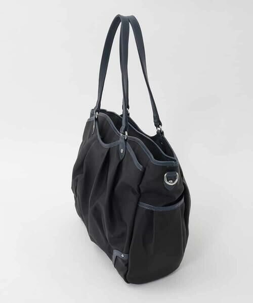 MK MICHEL KLEIN BAG / エムケーミッシェルクランバッグ トートバッグ | [2WAY/撥水/A4収納可]レザージョイントタックデザイントートバッグ | 詳細1