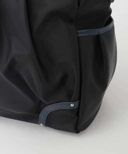 MK MICHEL KLEIN BAG / エムケーミッシェルクランバッグ トートバッグ | [2WAY/撥水/A4収納可]レザージョイントタックデザイントートバッグ | 詳細6