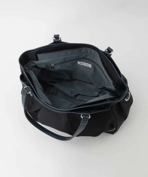 MK MICHEL KLEIN BAG / エムケーミッシェルクランバッグ トートバッグ | [2WAY/撥水/A4収納可]レザージョイントタックデザイントートバッグ | 詳細8