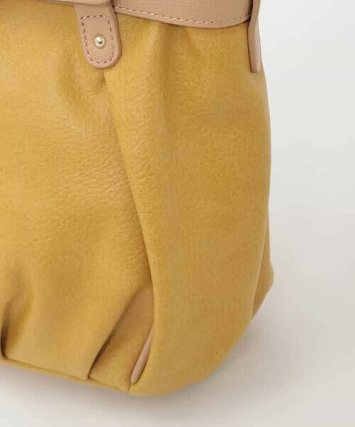 MK MICHEL KLEIN BAG / エムケーミッシェルクランバッグ トートバッグ | [2WAY]フロントベルトタックデザイントートバッグ | 詳細7