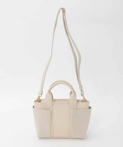 MK MICHEL KLEIN BAG / エムケーミッシェルクランバッグ その他小物 | [2WAY]イントレチャートデザインミニトート | 詳細3