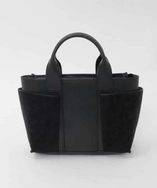 MK MICHEL KLEIN BAG / エムケーミッシェルクランバッグ その他小物 | [2WAY]イントレチャートデザインミニトート（ブラック）