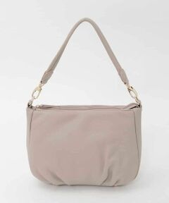MK MICHEL KLEIN BAG / エムケーミッシェルクランバッグ その他小物 | [2WAY]ラウンドタック牛革ワンハンドルバッグ
