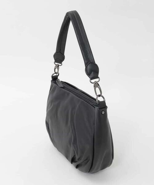 MK MICHEL KLEIN BAG / エムケーミッシェルクランバッグ その他小物 | [2WAY]ラウンドタック牛革ワンハンドルバッグ | 詳細1