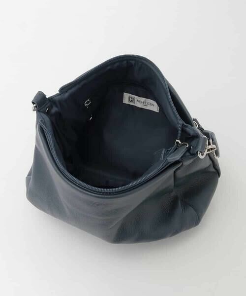 MK MICHEL KLEIN BAG / エムケーミッシェルクランバッグ その他小物 | [2WAY]ラウンドタック牛革ワンハンドルバッグ | 詳細10
