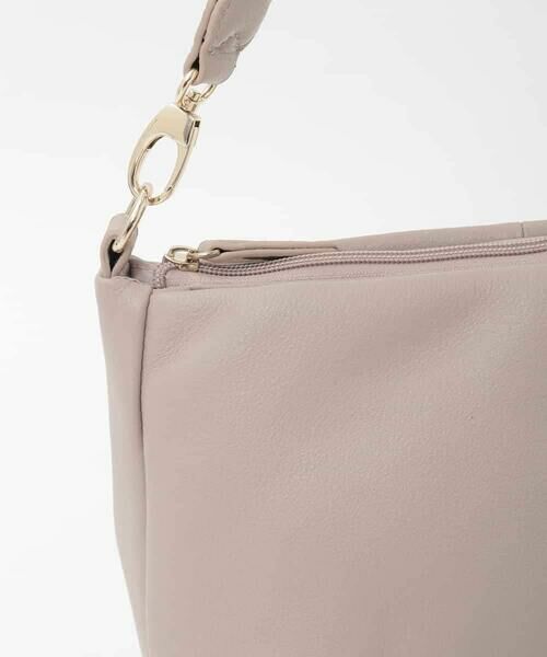 MK MICHEL KLEIN BAG / エムケーミッシェルクランバッグ その他小物 | [2WAY]ラウンドタック牛革ワンハンドルバッグ | 詳細11