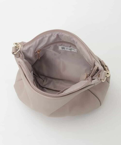 MK MICHEL KLEIN BAG / エムケーミッシェルクランバッグ その他小物 | [2WAY]ラウンドタック牛革ワンハンドルバッグ | 詳細12