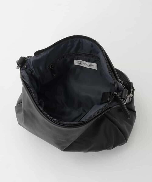 MK MICHEL KLEIN BAG / エムケーミッシェルクランバッグ その他小物 | [2WAY]ラウンドタック牛革ワンハンドルバッグ | 詳細8