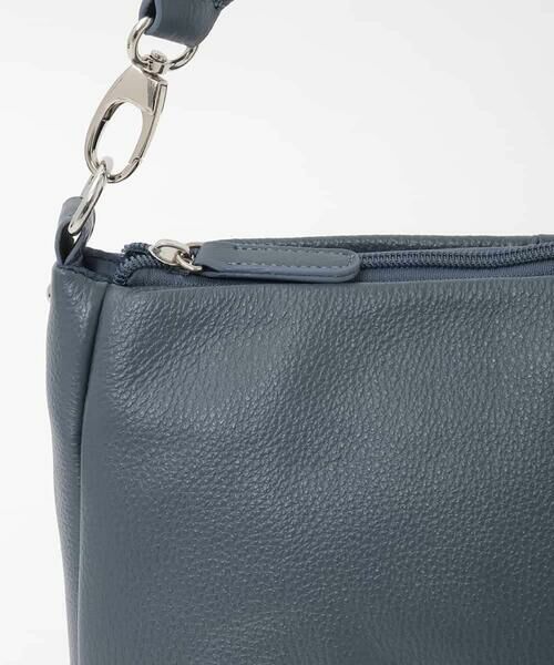 MK MICHEL KLEIN BAG / エムケーミッシェルクランバッグ その他小物 | [2WAY]ラウンドタック牛革ワンハンドルバッグ | 詳細9
