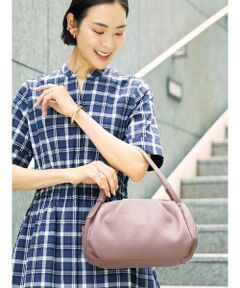 MK MICHEL KLEIN BAG / エムケーミッシェルクランバッグ トートバッグ | [2WAY]ベルトハンドルタックデザイントート