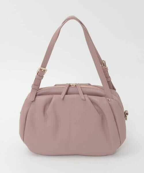 MK MICHEL KLEIN BAG / エムケーミッシェルクランバッグ トートバッグ | [2WAY]ベルトハンドルタックデザイントート | 詳細1