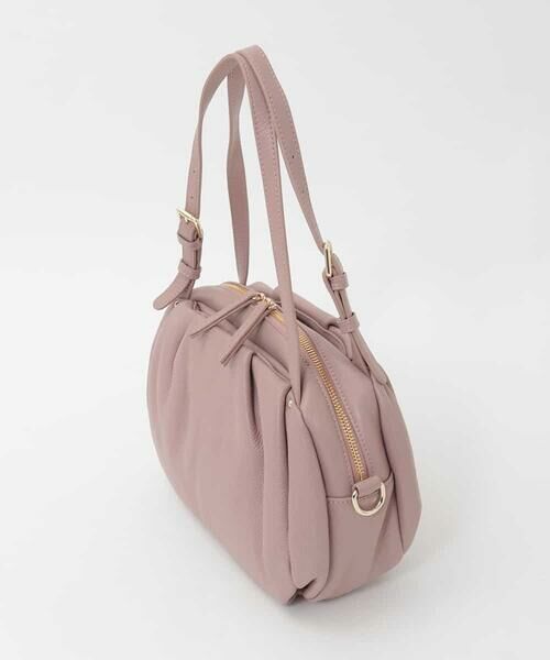 MK MICHEL KLEIN BAG / エムケーミッシェルクランバッグ トートバッグ | [2WAY]ベルトハンドルタックデザイントート | 詳細2