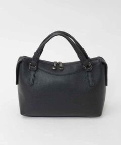 MK MICHEL KLEIN BAG / エムケーミッシェルクランバッグ その他小物 | [2WAY/軽量]ダブルジップレザーコンパクトバッグ