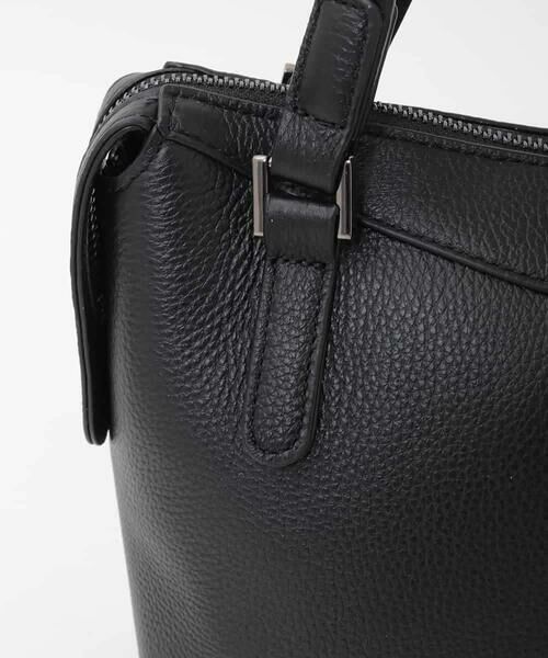 MK MICHEL KLEIN BAG / エムケーミッシェルクランバッグ その他小物 | [2WAY/軽量]ダブルジップレザーコンパクトバッグ | 詳細10