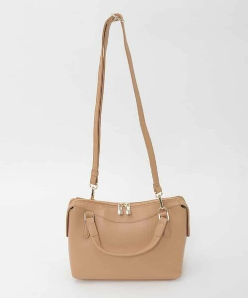 MK MICHEL KLEIN BAG / エムケーミッシェルクランバッグ その他小物 | [2WAY/軽量]ダブルジップレザーコンパクトバッグ | 詳細3
