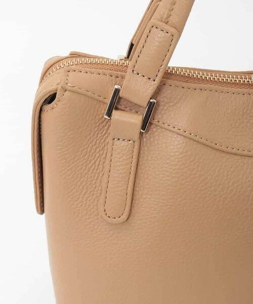 MK MICHEL KLEIN BAG / エムケーミッシェルクランバッグ その他小物 | [2WAY/軽量]ダブルジップレザーコンパクトバッグ | 詳細4