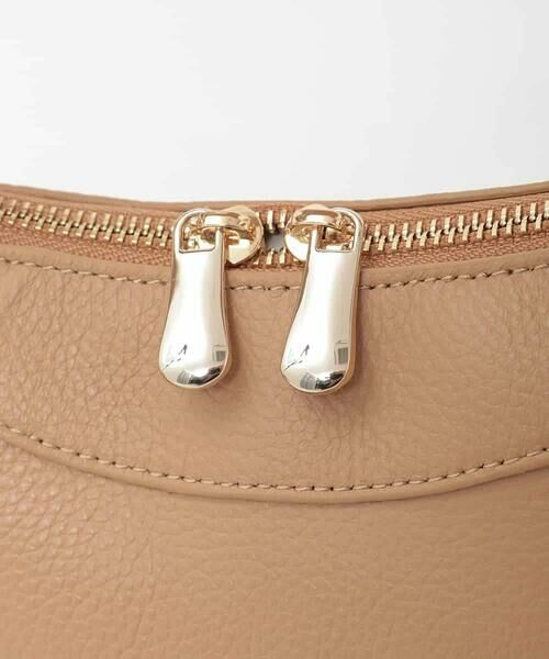 MK MICHEL KLEIN BAG / エムケーミッシェルクランバッグ その他小物 | [2WAY/軽量]ダブルジップレザーコンパクトバッグ | 詳細5