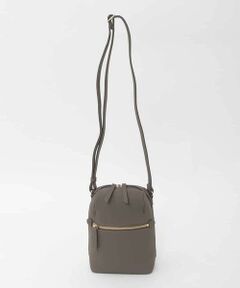 MK MICHEL KLEIN BAG / エムケーミッシェルクランバッグ ショルダーバッグ | [300g以下の軽量]牛革ラウンドジップショルダーバッグ