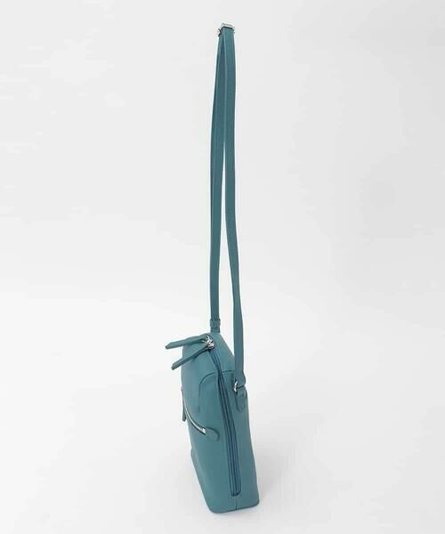 MK MICHEL KLEIN BAG / エムケーミッシェルクランバッグ ショルダーバッグ | [300g以下の軽量]牛革ラウンドジップショルダーバッグ | 詳細1