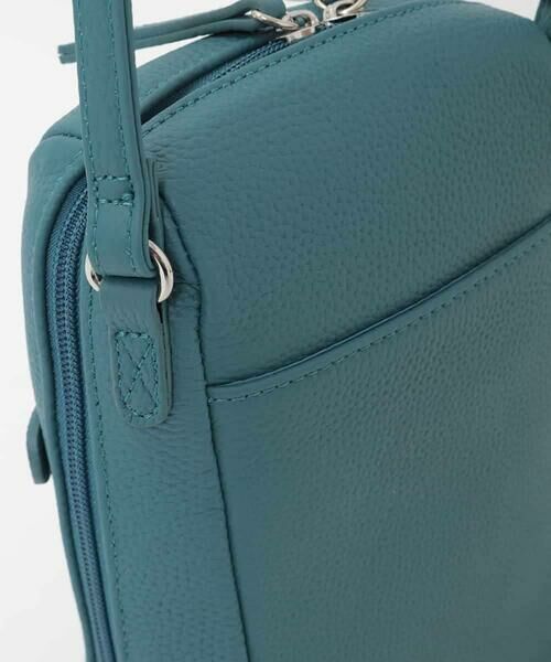 MK MICHEL KLEIN BAG / エムケーミッシェルクランバッグ ショルダーバッグ | [300g以下の軽量]牛革ラウンドジップショルダーバッグ | 詳細4