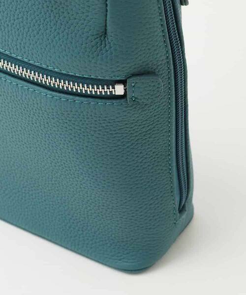 MK MICHEL KLEIN BAG / エムケーミッシェルクランバッグ ショルダーバッグ | [300g以下の軽量]牛革ラウンドジップショルダーバッグ | 詳細5