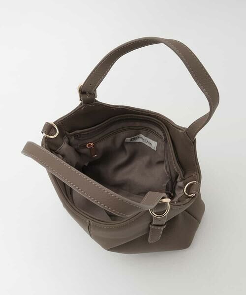 MK MICHEL KLEIN BAG / エムケーミッシェルクランバッグ トートバッグ | [2WAY]ベルトデザインレザーミニトート | 詳細11