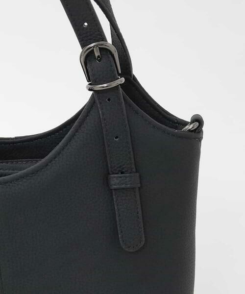 MK MICHEL KLEIN BAG / エムケーミッシェルクランバッグ トートバッグ | [2WAY]ベルトデザインレザーミニトート | 詳細13