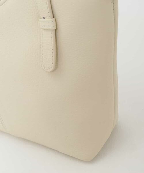 MK MICHEL KLEIN BAG / エムケーミッシェルクランバッグ トートバッグ | [2WAY]ベルトデザインレザーミニトート | 詳細7
