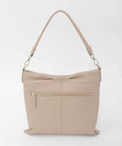 MK MICHEL KLEIN BAG / エムケーミッシェルクランバッグ ショルダーバッグ | [2WAY]タックデザイン牛革スクエアショルダーバッグ | 詳細2