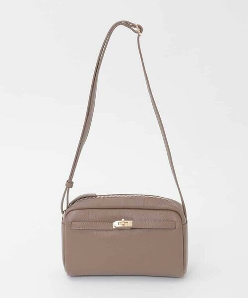 MK MICHEL KLEIN BAG / エムケーミッシェルクランバッグ ショルダーバッグ | [軽量]カウレザースクエアミニショルダー | 詳細1