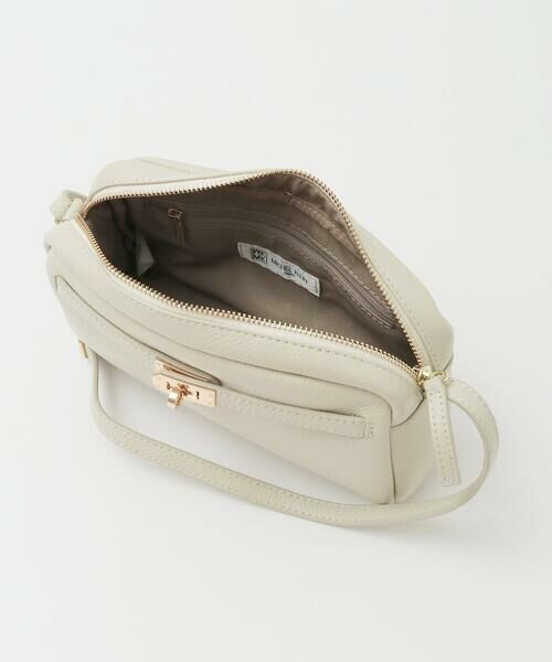 MK MICHEL KLEIN BAG / エムケーミッシェルクランバッグ ショルダーバッグ | [軽量]カウレザースクエアミニショルダー | 詳細14