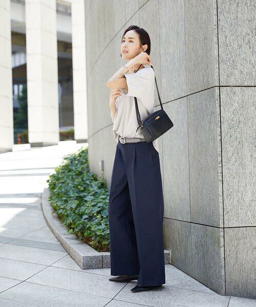 MK MICHEL KLEIN BAG / エムケーミッシェルクランバッグ ショルダーバッグ | [軽量]カウレザースクエアミニショルダー | 詳細27