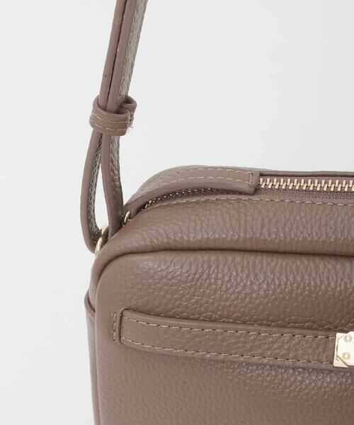 MK MICHEL KLEIN BAG / エムケーミッシェルクランバッグ ショルダーバッグ | [軽量]カウレザースクエアミニショルダー | 詳細4