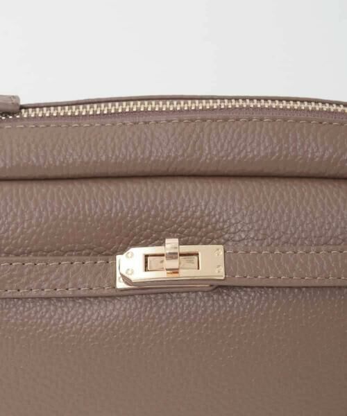 MK MICHEL KLEIN BAG / エムケーミッシェルクランバッグ ショルダーバッグ | [軽量]カウレザースクエアミニショルダー | 詳細5