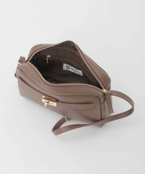 MK MICHEL KLEIN BAG / エムケーミッシェルクランバッグ ショルダーバッグ | [軽量]カウレザースクエアミニショルダー | 詳細8