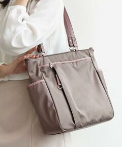 MK MICHEL KLEIN BAG / エムケーミッシェルクランバッグ トートバッグ | [2WAY/A4収納可]多機能ポケットナイロントートバッグ