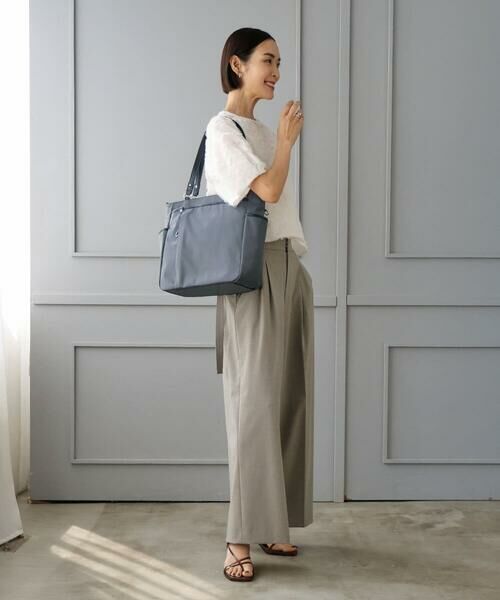 MK MICHEL KLEIN BAG / エムケーミッシェルクランバッグ トートバッグ | [2WAY/A4収納可]多機能ポケットナイロントートバッグ | 詳細2
