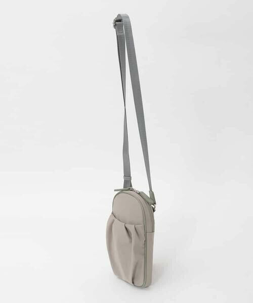 MK MICHEL KLEIN BAG / エムケーミッシェルクランバッグ ショルダーバッグ | [撥水/超軽量]パイピングレザーデザインショルダーバッグ | 詳細1