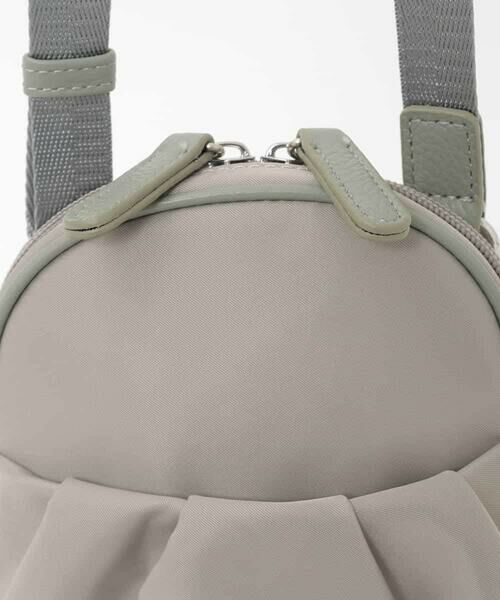 MK MICHEL KLEIN BAG / エムケーミッシェルクランバッグ ショルダーバッグ | [撥水/超軽量]パイピングレザーデザインショルダーバッグ | 詳細3