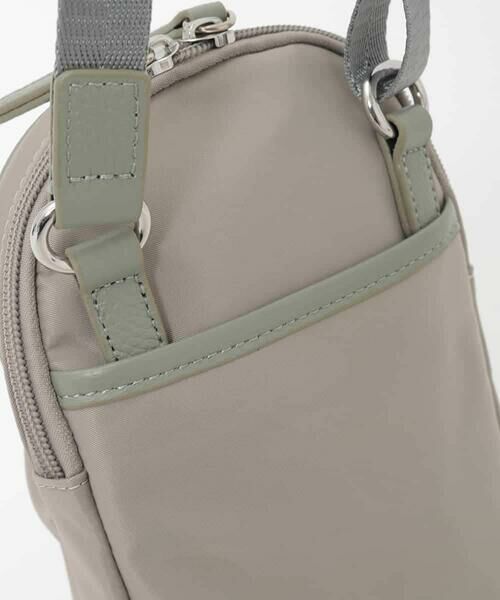MK MICHEL KLEIN BAG / エムケーミッシェルクランバッグ ショルダーバッグ | [撥水/超軽量]パイピングレザーデザインショルダーバッグ | 詳細4
