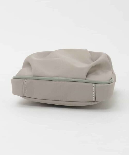 MK MICHEL KLEIN BAG / エムケーミッシェルクランバッグ ショルダーバッグ | [撥水/超軽量]パイピングレザーデザインショルダーバッグ | 詳細6