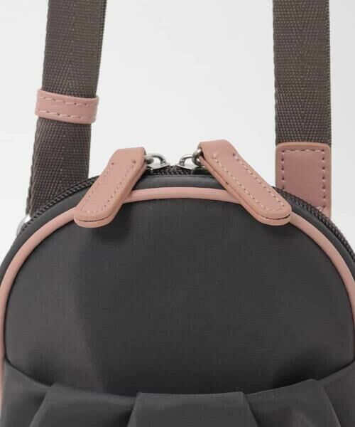 MK MICHEL KLEIN BAG / エムケーミッシェルクランバッグ ショルダーバッグ | [撥水/超軽量]パイピングレザーデザインショルダーバッグ | 詳細8