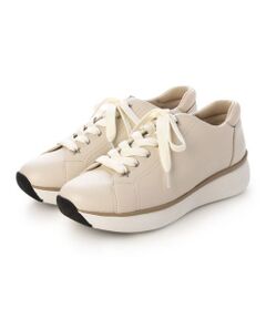 【軽量】レースアップ厚底スニーカー