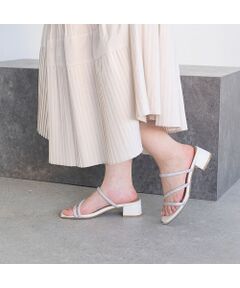 MODE ET JACOMO / モードエジャコモ サンダル | ラインストーンストラップミュールサンダル