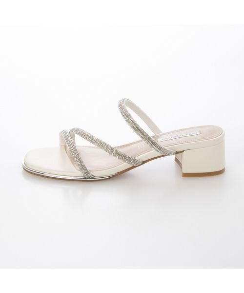 MODE ET JACOMO / モードエジャコモ サンダル | ラインストーンストラップミュールサンダル | 詳細7