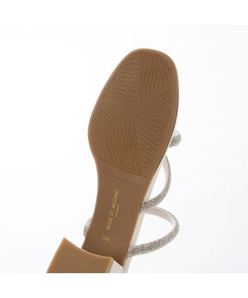 MODE ET JACOMO / モードエジャコモ サンダル | ラインストーンストラップミュールサンダル | 詳細10