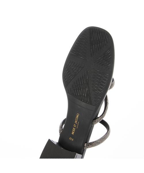 MODE ET JACOMO / モードエジャコモ サンダル | ラインストーンストラップミュールサンダル | 詳細24